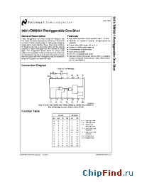 Datasheet 9601DMQB manufacturer National Semiconductor