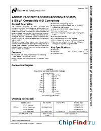 Datasheet AC0801LCN manufacturer National Semiconductor