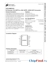 Datasheet ADC088S022EVAL manufacturer National Semiconductor