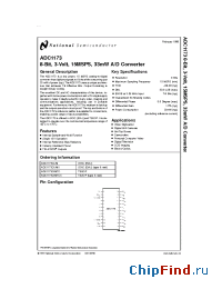 Datasheet ADC1173 manufacturer National Semiconductor