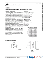 Datasheet CLC40618B manufacturer National Semiconductor