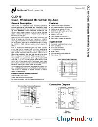Datasheet CLC415-8 manufacturer National Semiconductor