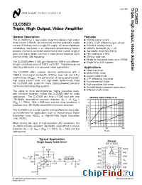Datasheet CLC5623IN manufacturer National Semiconductor