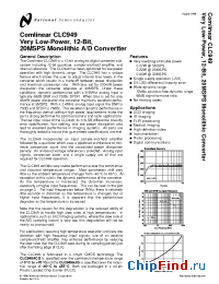 Datasheet CLC949 manufacturer National Semiconductor