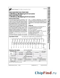 Datasheet DAC1021LCN manufacturer National Semiconductor