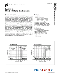 Datasheet DAC14135 manufacturer National Semiconductor