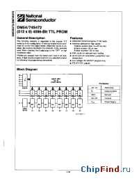 Datasheet DM54S472BJ manufacturer National Semiconductor