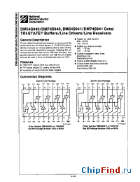 Datasheet DM54S941 manufacturer National Semiconductor