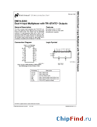 Datasheet DM74LS353M manufacturer National Semiconductor