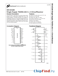 Datasheet DS14C238T manufacturer National Semiconductor