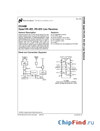 Datasheet DS3486N manufacturer National Semiconductor