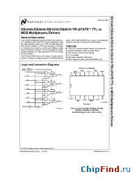Datasheet DS3648 manufacturer National Semiconductor