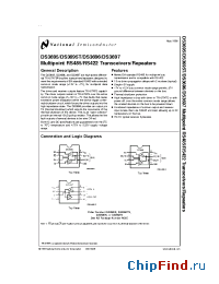 Datasheet DS3697N manufacturer National Semiconductor