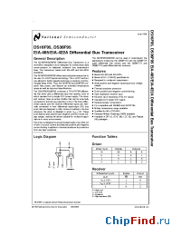 Datasheet DS36F95 manufacturer National Semiconductor