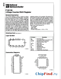 Datasheet F100136 manufacturer National Semiconductor