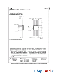 Datasheet F14C manufacturer National Semiconductor