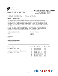 Datasheet JM38510/10702BXA manufacturer National Semiconductor