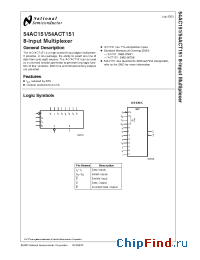 Datasheet JM38510/76201B2A manufacturer National Semiconductor