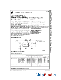 Datasheet LM1577K-ADJ/883 manufacturer National Semiconductor