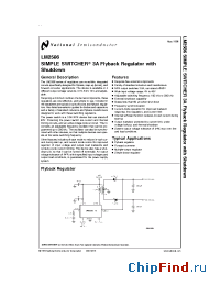 Datasheet LM2586-12 manufacturer National Semiconductor