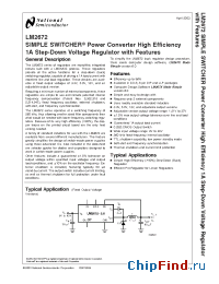 Datasheet LM2672LDX-5.0 manufacturer National Semiconductor