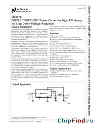 Datasheet LM2675 manufacturer National Semiconductor