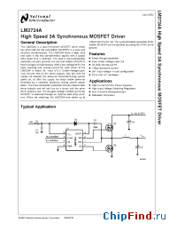 Datasheet LM2724A manufacturer National Semiconductor