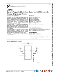 Datasheet LM2791LD-H manufacturer National Semiconductor