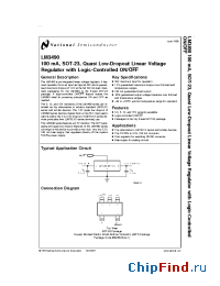Datasheet LM3490IM5-5.0 manufacturer National Semiconductor