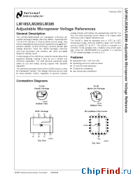 Datasheet LM385-ADJ manufacturer National Semiconductor