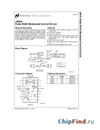 Datasheet LM494CN manufacturer National Semiconductor
