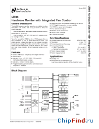 Datasheet LM85 manufacturer National Semiconductor