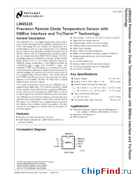 Datasheet LM95235CIMMX manufacturer National Semiconductor