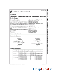 Datasheet LMC7221 manufacturer National Semiconductor
