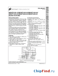 Datasheet NS32FV100 manufacturer National Semiconductor