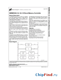 Datasheet NSBMC096-25 manufacturer National Semiconductor