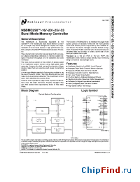 Datasheet NSBMC290-25 manufacturer National Semiconductor