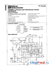 Datasheet TBA560CQ manufacturer National Semiconductor