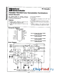 Datasheet TDA2522 manufacturer National Semiconductor