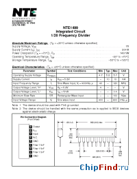 Datasheet NTE1499 manufacturer NTE