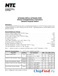 Datasheet NTE2428 manufacturer NTE