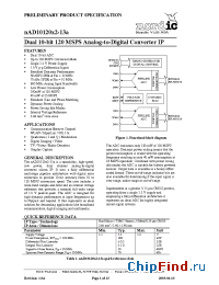Datasheet nAD10120x2-13 manufacturer Nordic VLSI