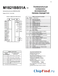 Datasheet ИМ1821ВВ51А manufacturer НЗППсОКБ