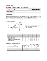 Datasheet KGL4217L manufacturer OKI