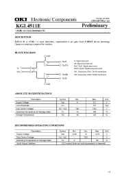 Datasheet KGL4511E manufacturer OKI