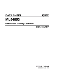 Datasheet ML54053 manufacturer OKI