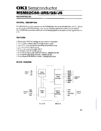 Datasheet MSM82C88-2 manufacturer OKI