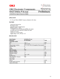 Datasheet OAT1041x-V4-z-yy manufacturer OKI