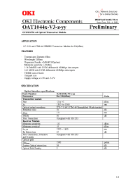 Datasheet OAT1044 manufacturer OKI