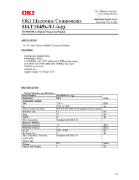 Datasheet OAT1045 manufacturer OKI